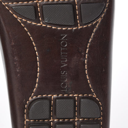 Louis Vuitton Calfskin Monte Carlo Moccasin Loafers 7 Cacao Brown 8 of 12