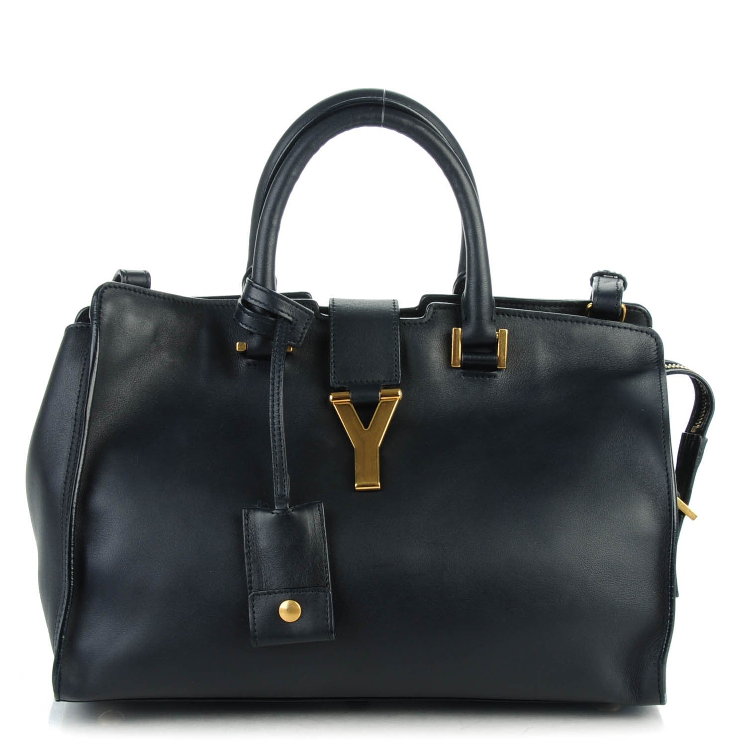 Saint Laurent Calfskin Small Classic Y Cabas Navy Blue 1 of 8