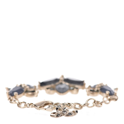 Chanel Gripoix Flower Bracelet Light Gold 3 of 6