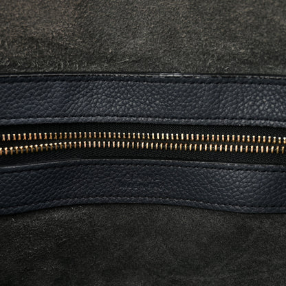 Celine Soft Grained Calfskin Small Belt Cabas Phantom Slate 6 of 9