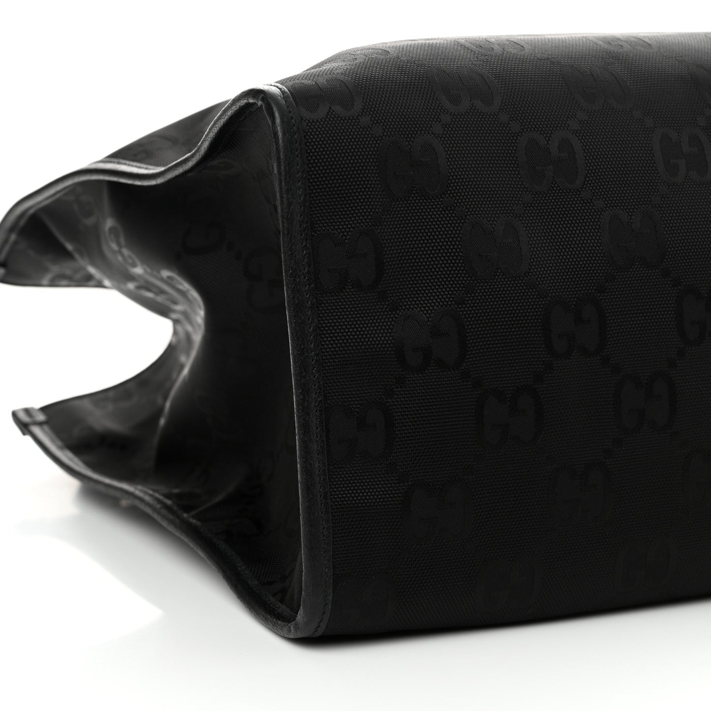 Econyl Nylon Monogram Large Off The Grid Tote Bag Black