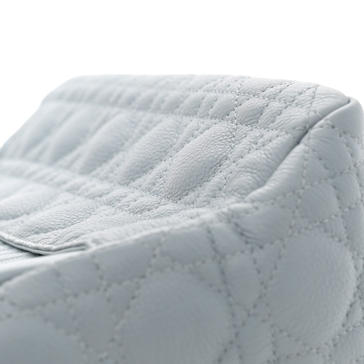 Christian Dior Supple Calfskin Cannage Medium Caro Bag Ethereal Grey 14 of 14