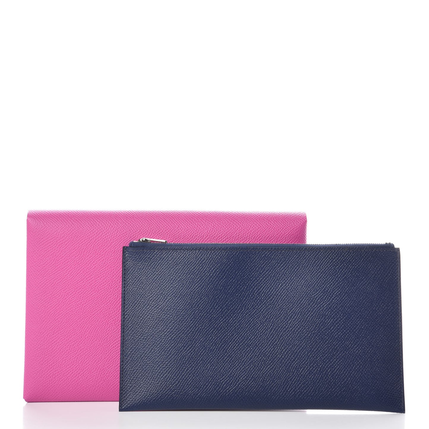 Epsom Calvi Pouch Magnolia Bleu Saphir