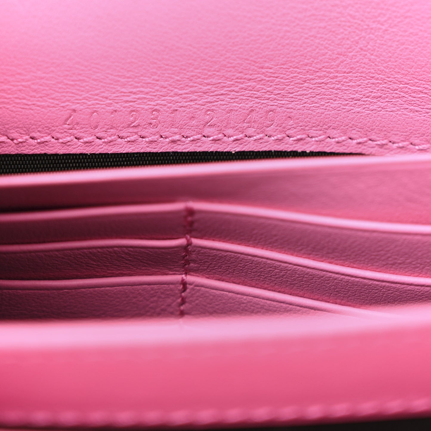Suede Mini Dionysus Chain Wallet Pink Tropical Flower