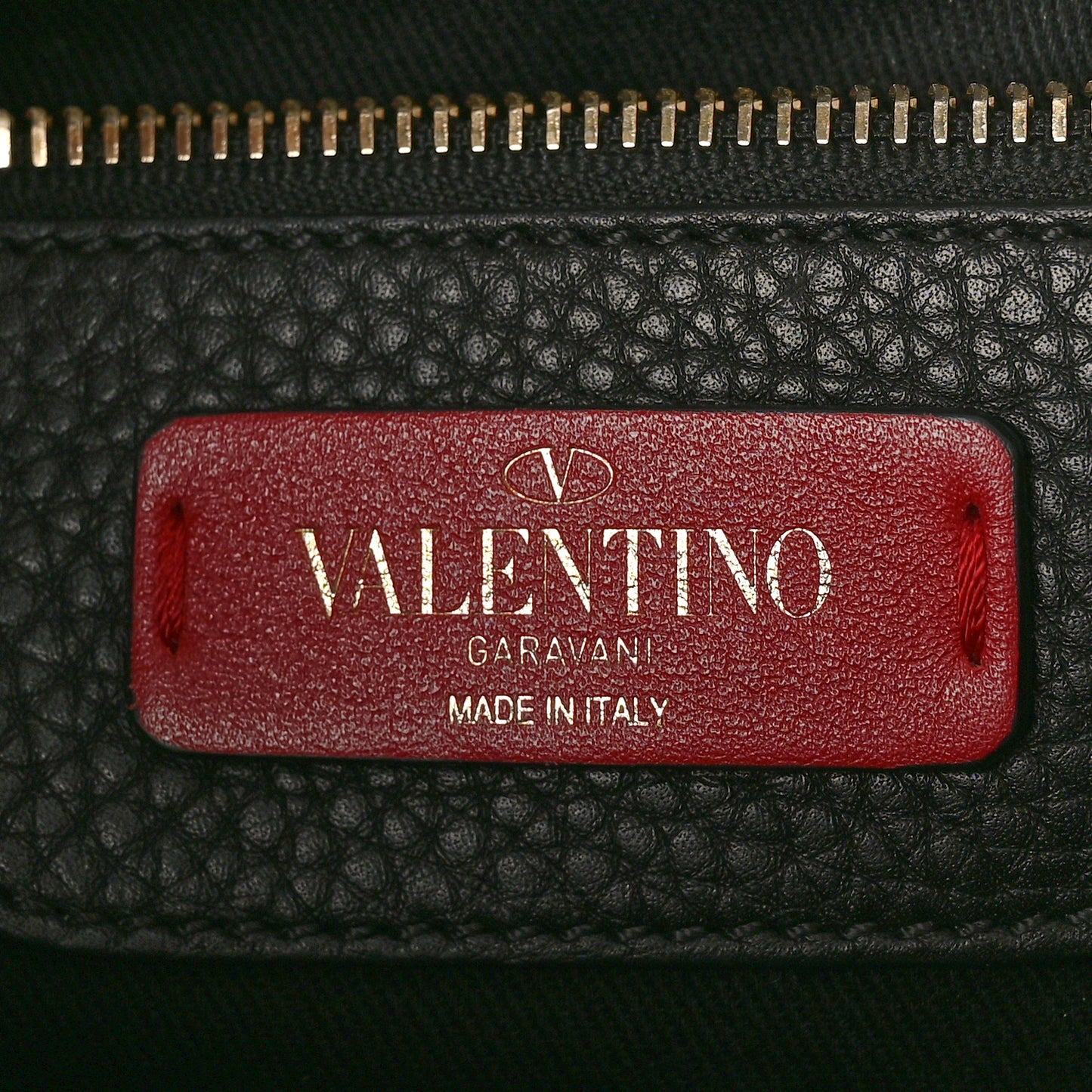 Pebbled Calfskin Large JoyLock Satchel Black
