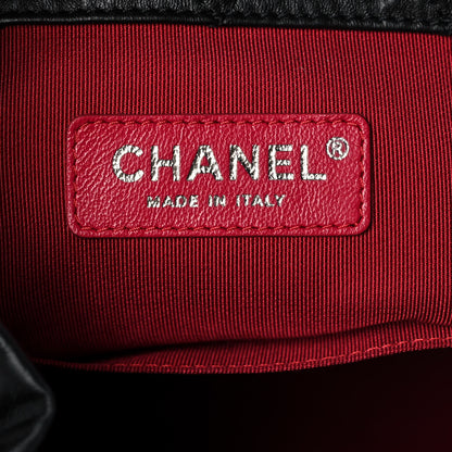 Chanel Aged Calfskin Quilted Small Gabrielle Backpack Black 8 of 10
