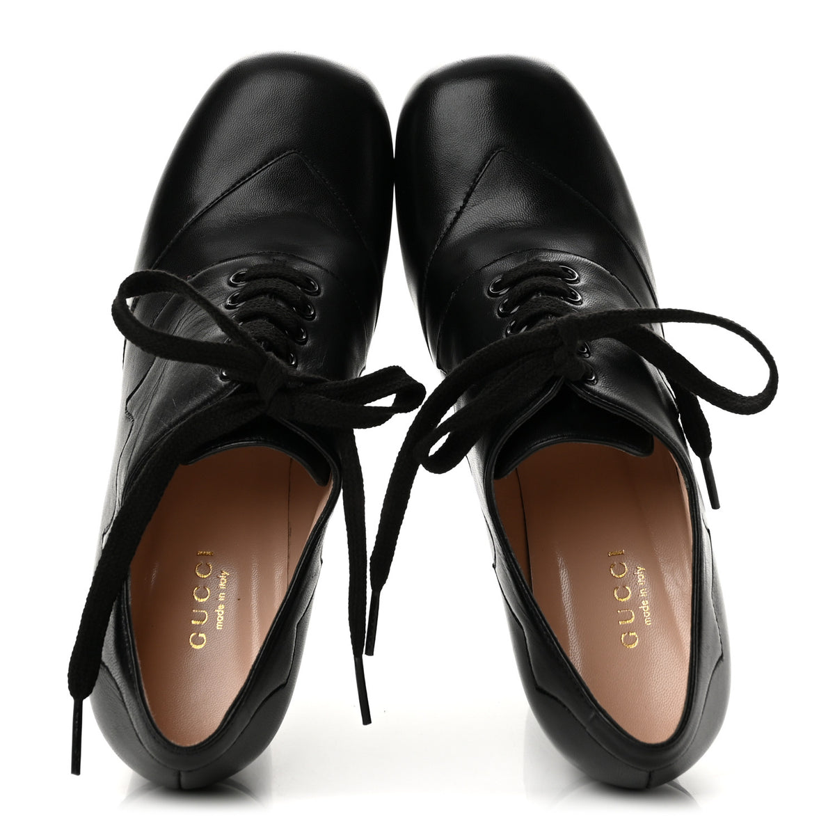 Malaga Kid Otis Lace Up Platform Pumps 36.5 Black