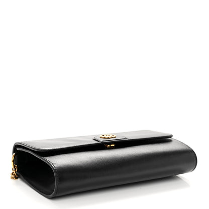 Gucci Wonka Grain Calfskin Mini Diana Bamboo Top Handle Shoulder Bag Black 4 of 9