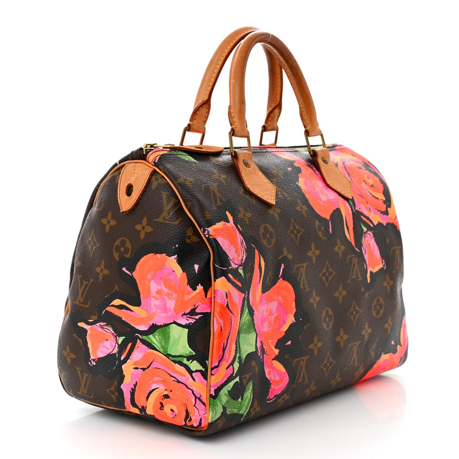 Louis Vuitton Monogram Roses Speedy 30 3 of 10
