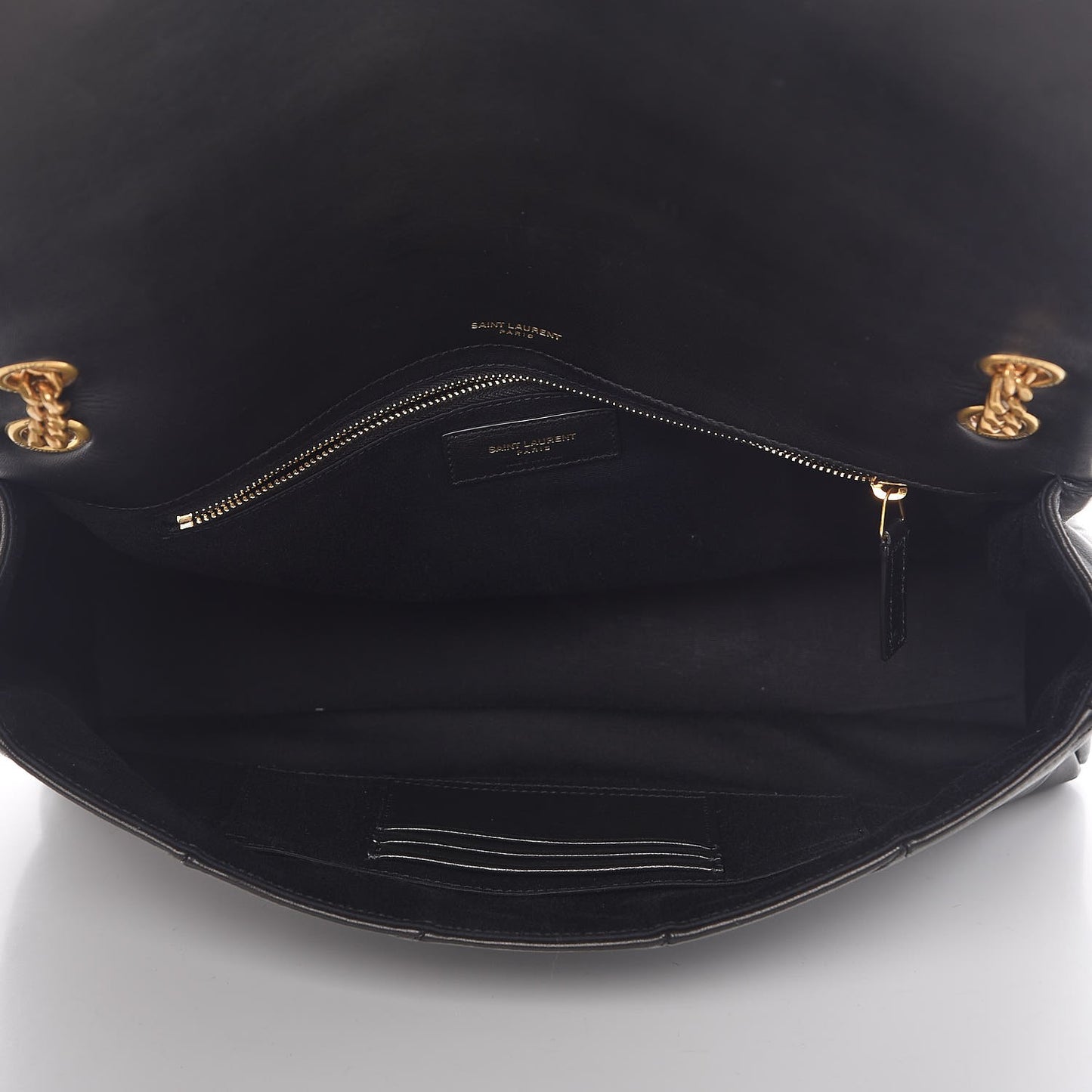 Lambskin Patchwork Monogram Large Jamie Black