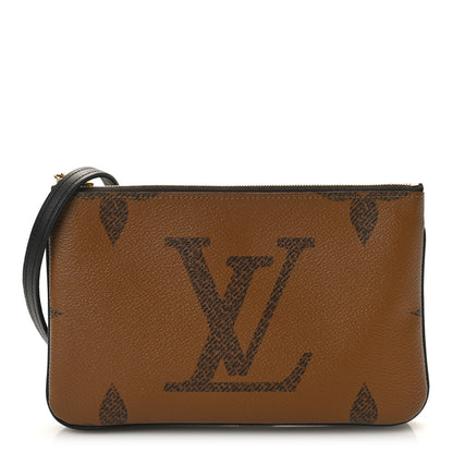Louis Vuitton Reverse Monogram Giant Double Zip Pochette 1 of 9