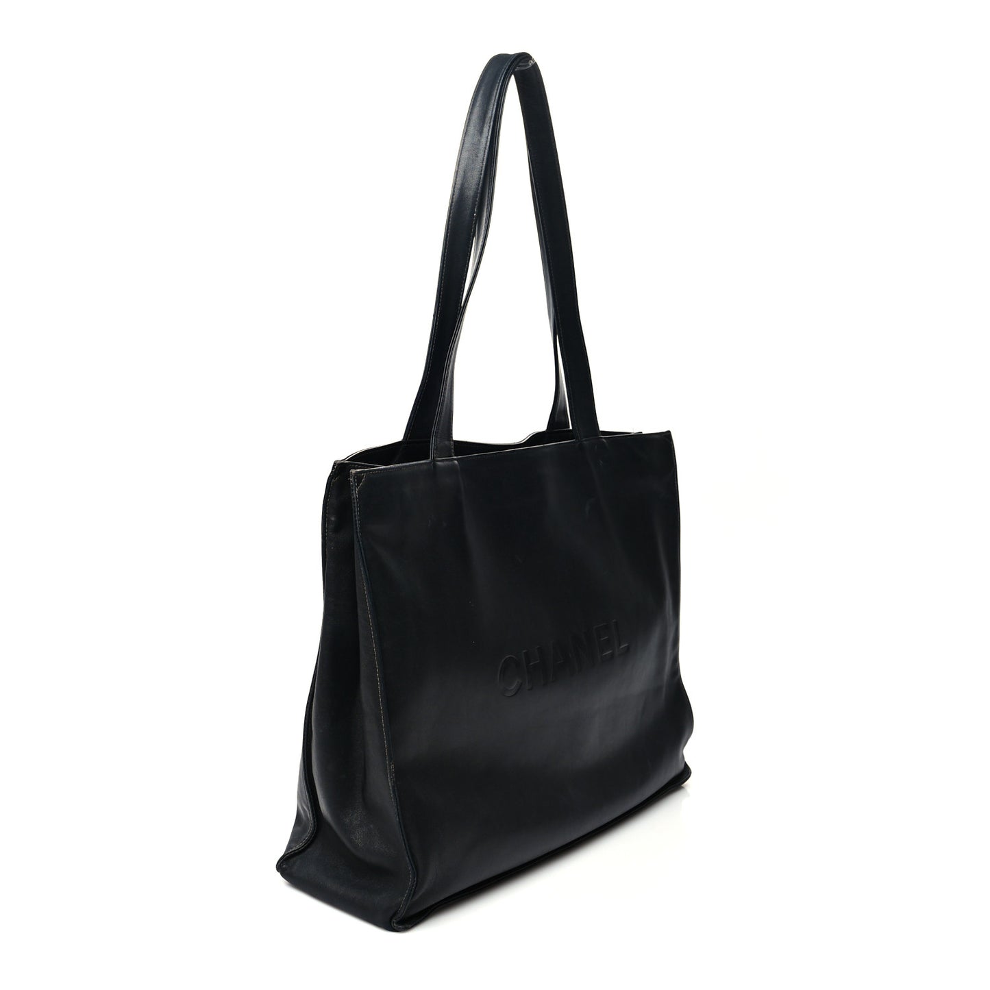 Calfskin CC Tote Black