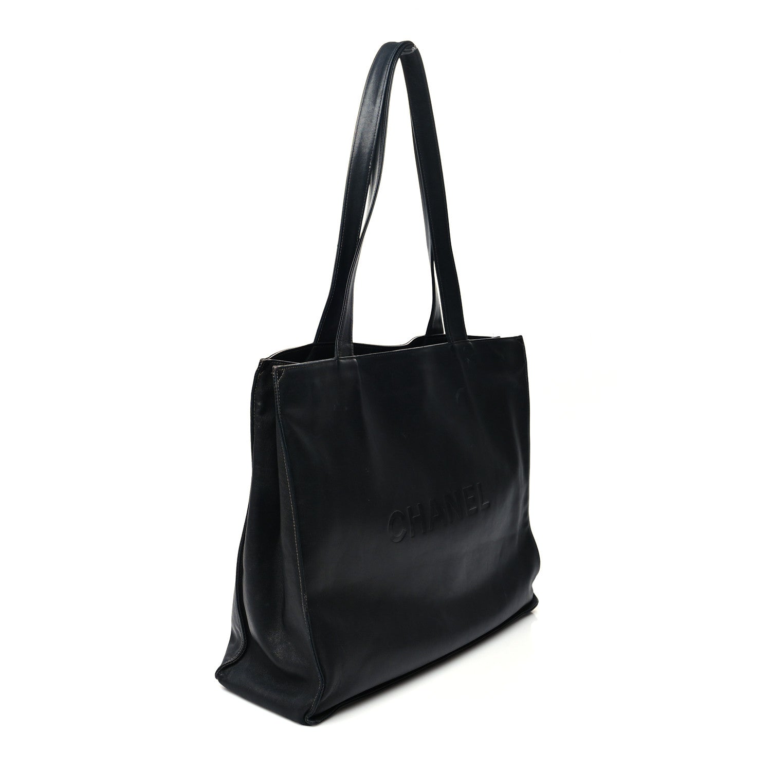 Chanel Calfskin CC Tote Black 3 of 20