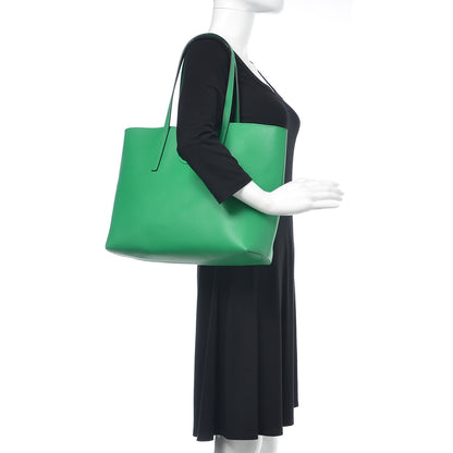 Fendi Vitello Vienna Enamel F is Fendi Shopping Tote Green Taupe 2 of 11