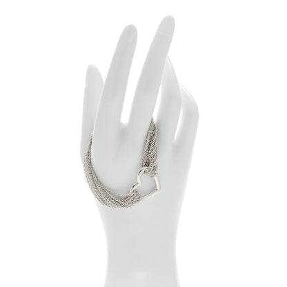 Tiffany Sterling Silver Heart Mesh Bracelet 2 of 4