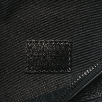 Louis Vuitton Calfskin Monogram Shadow Discovery Bumbag Black 6 of 9