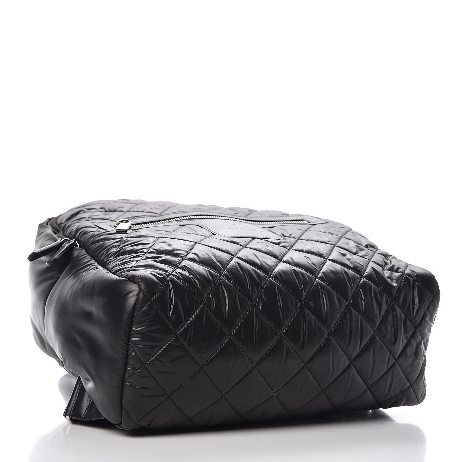 Chanel Nylon Quilted Coco Cocoon Backpack Black 4 of 7
