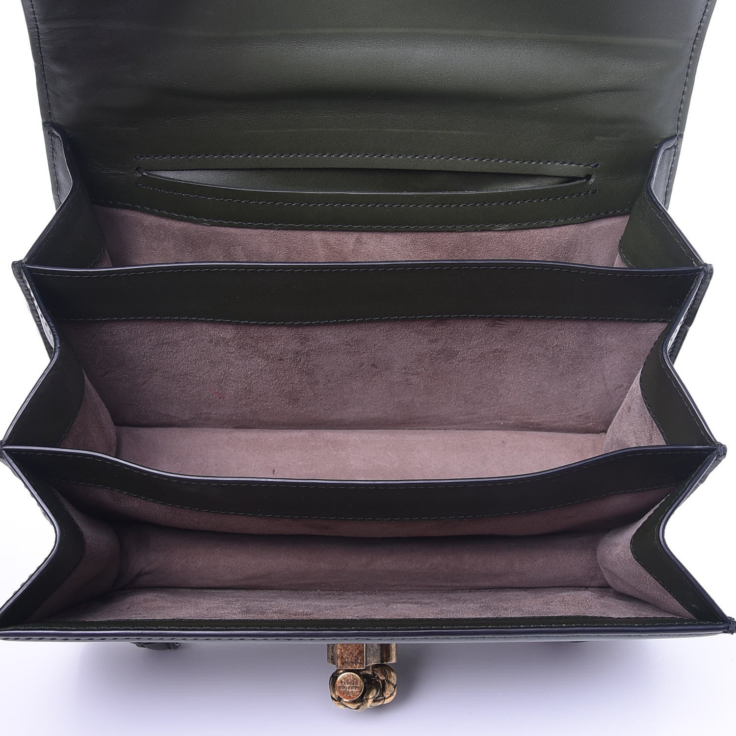 Bottega Veneta French Calf City Knot Bag Moss 5 of 10