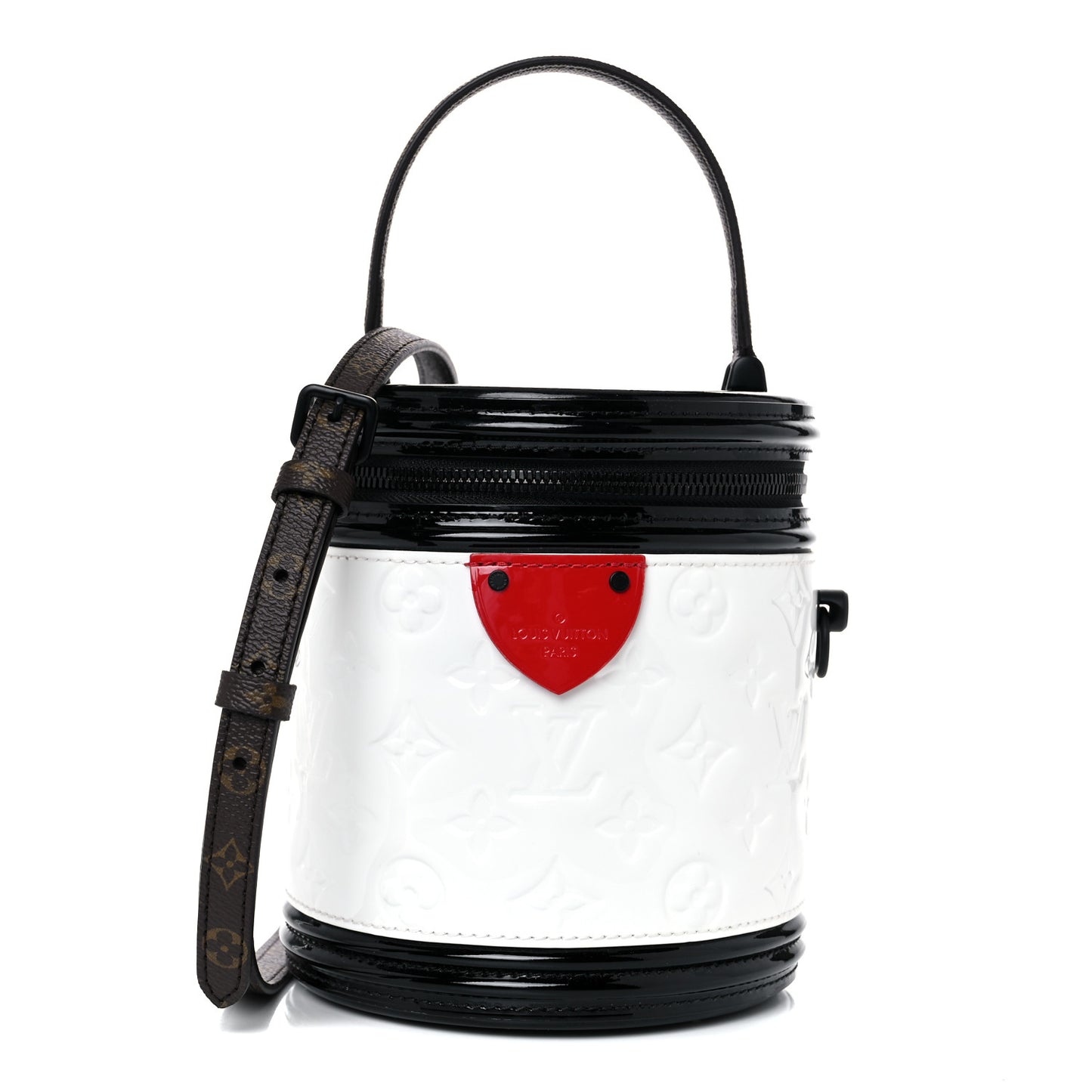Monogram Patent Calfskin Cannes White