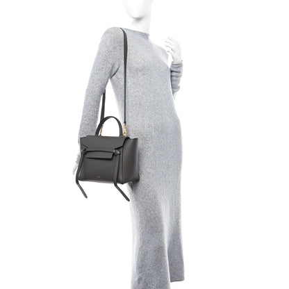 Celine Grained Calfskin Micro Belt Bag Grey 3 of 10