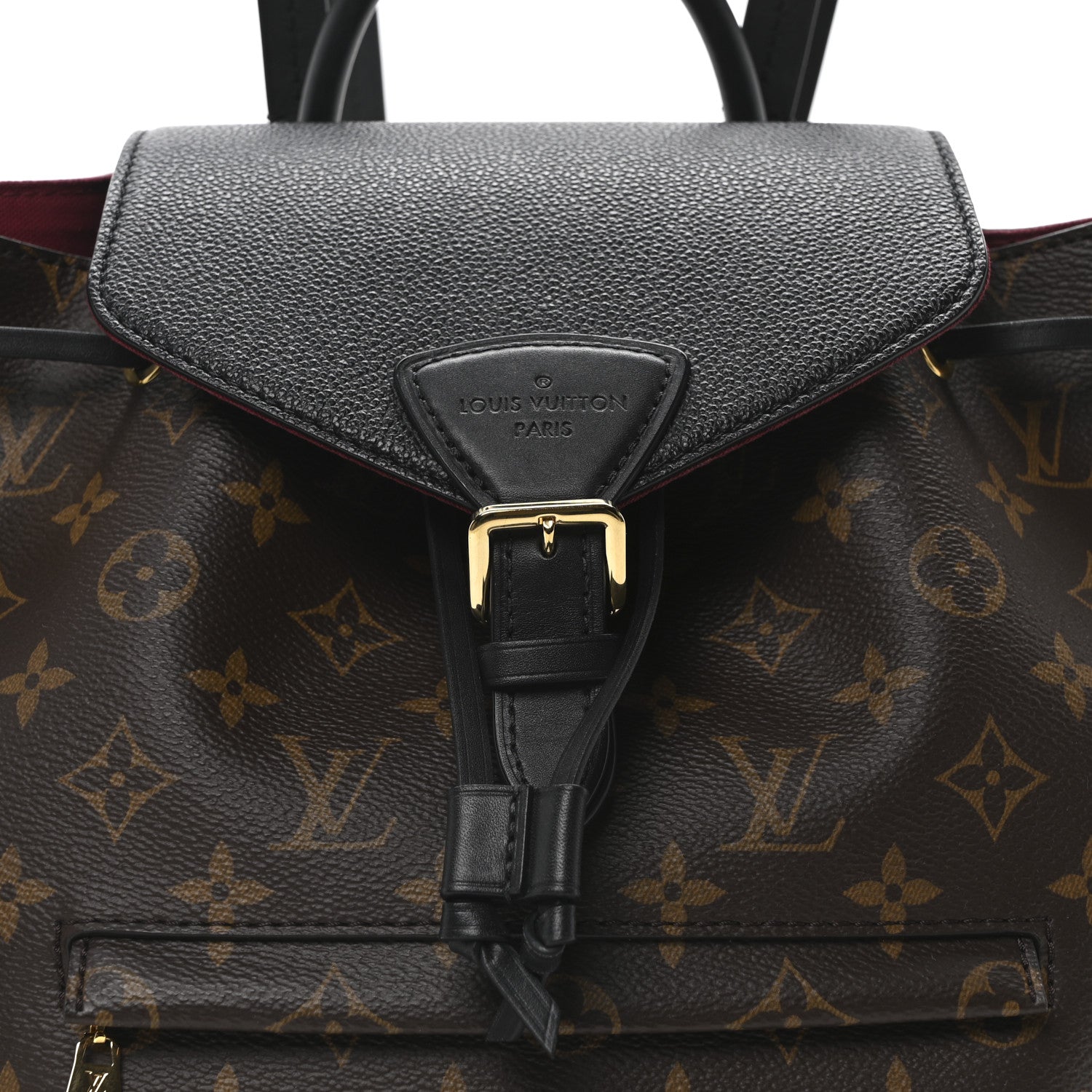 Louis Vuitton Monogram Montsouris PM Black 7 of 9