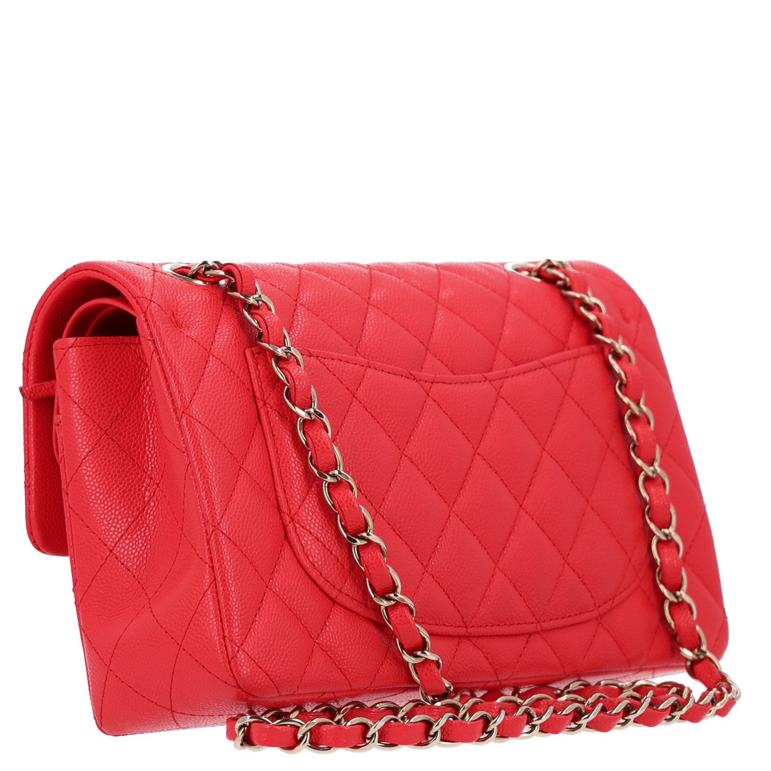 Chanel Caviar Quilted Small Double Flap Red 3 of 11