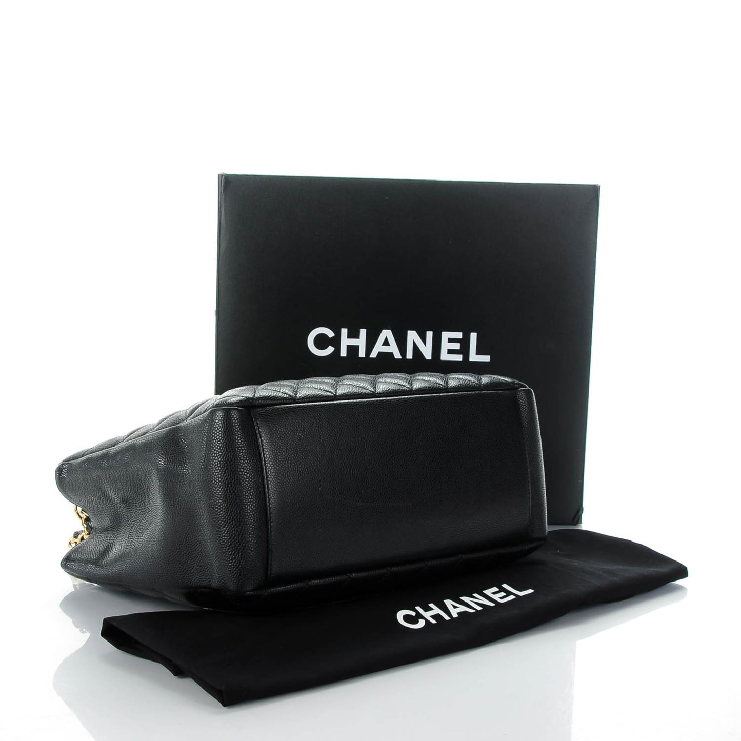 Caviar Grand Shopping Tote GST Black