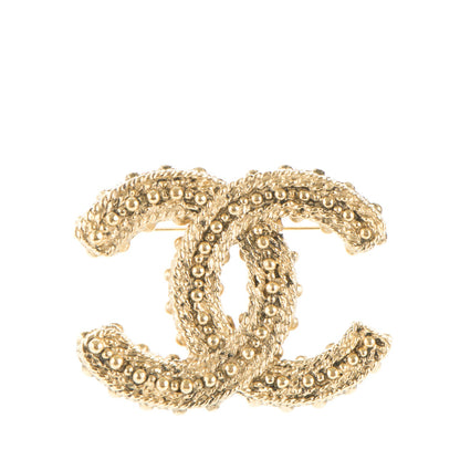 Chanel CC Brooch Gold 1 of 4