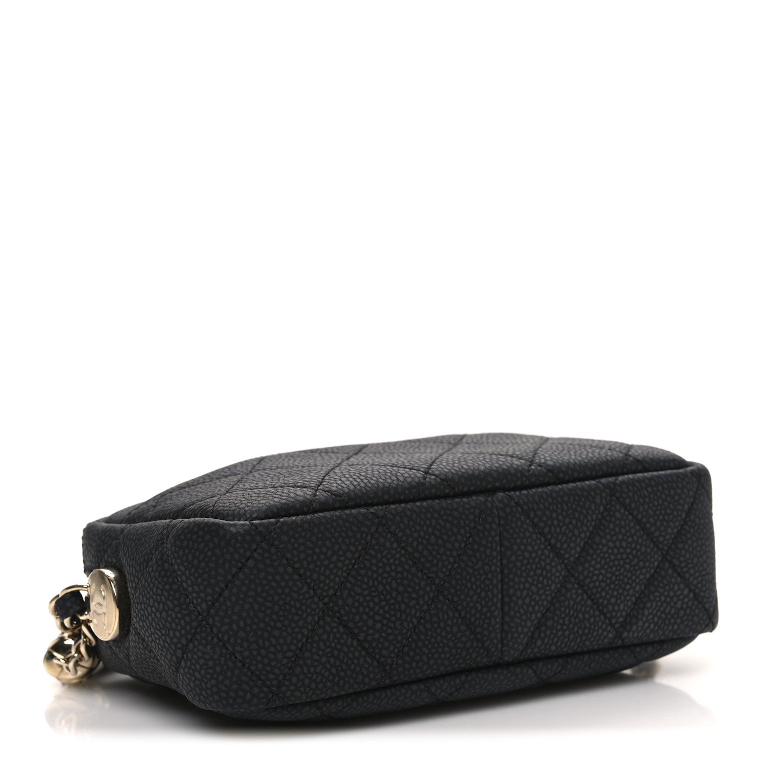 Chanel Iridescent Caviar Quilted Mini Coco Tassel Camera Case Black Black 4 of 12