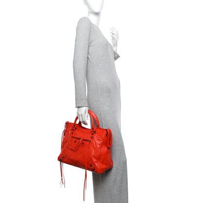 Balenciaga Agneau Classic Hardware Velo Rouge Coquelicot Rouge Braise 2 of 11