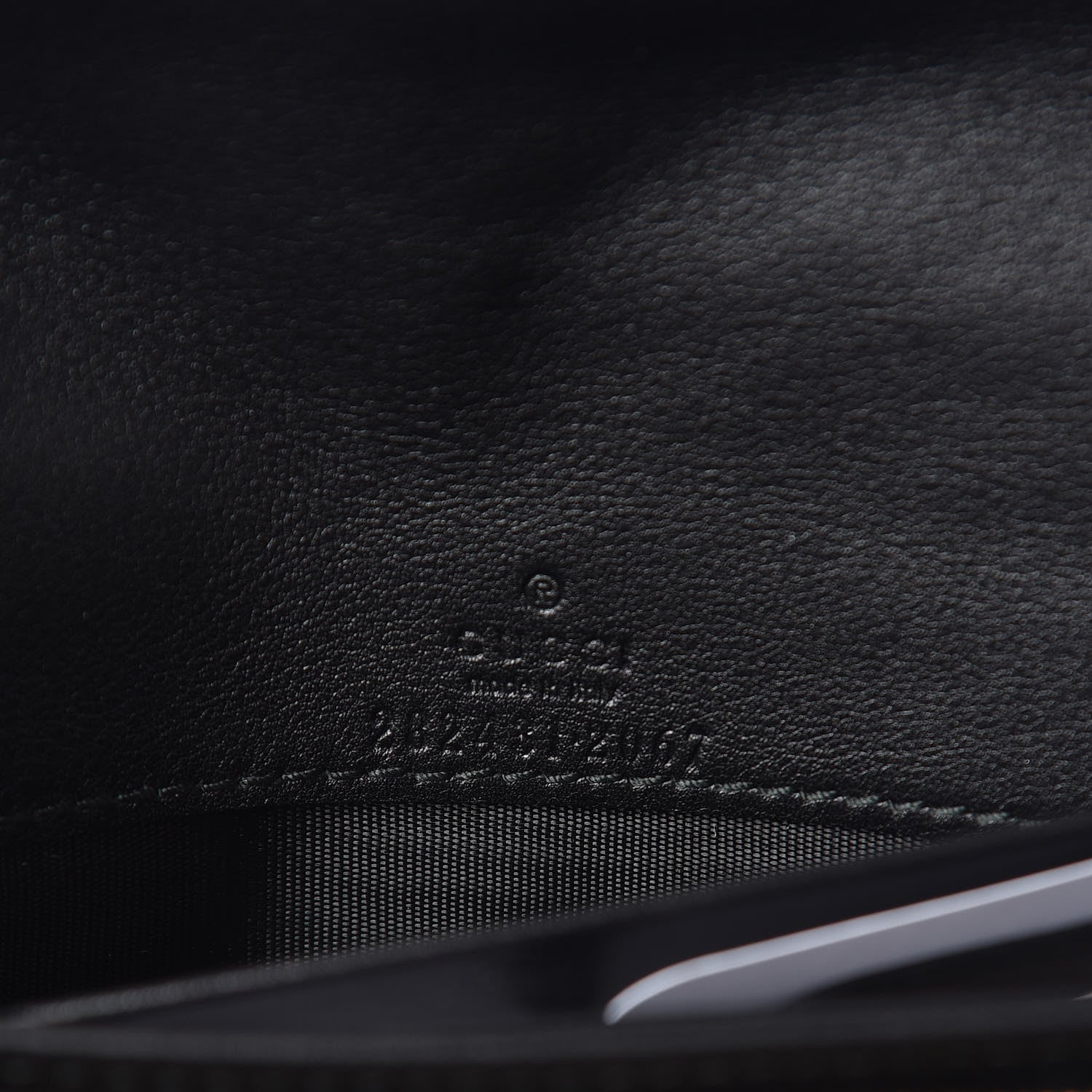 Gucci Guccissima Sukey Continental Wallet Continental Wallet Black 6 of 7