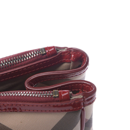 Burberry Nova Check Medium Melbury Tote Red 10 of 15