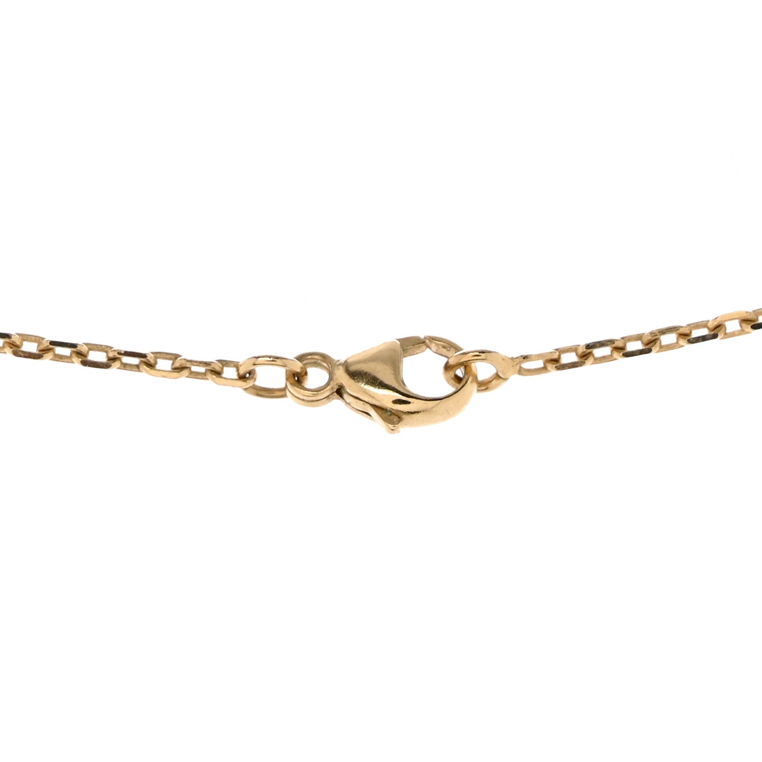 Hermes Permabrass Buffalo Horn Amulette Padlock PM Pendant Necklace 6 of 7