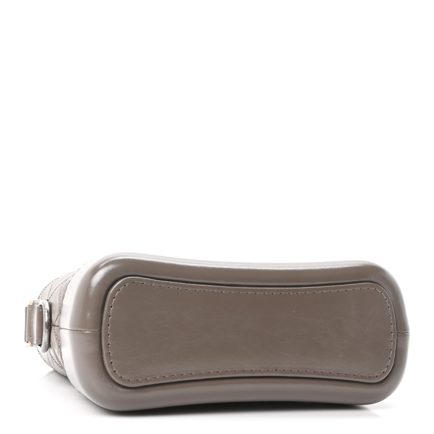Chanel Aged Calfskin Quilted Small Gabrielle Hobo Grey 3 of 9