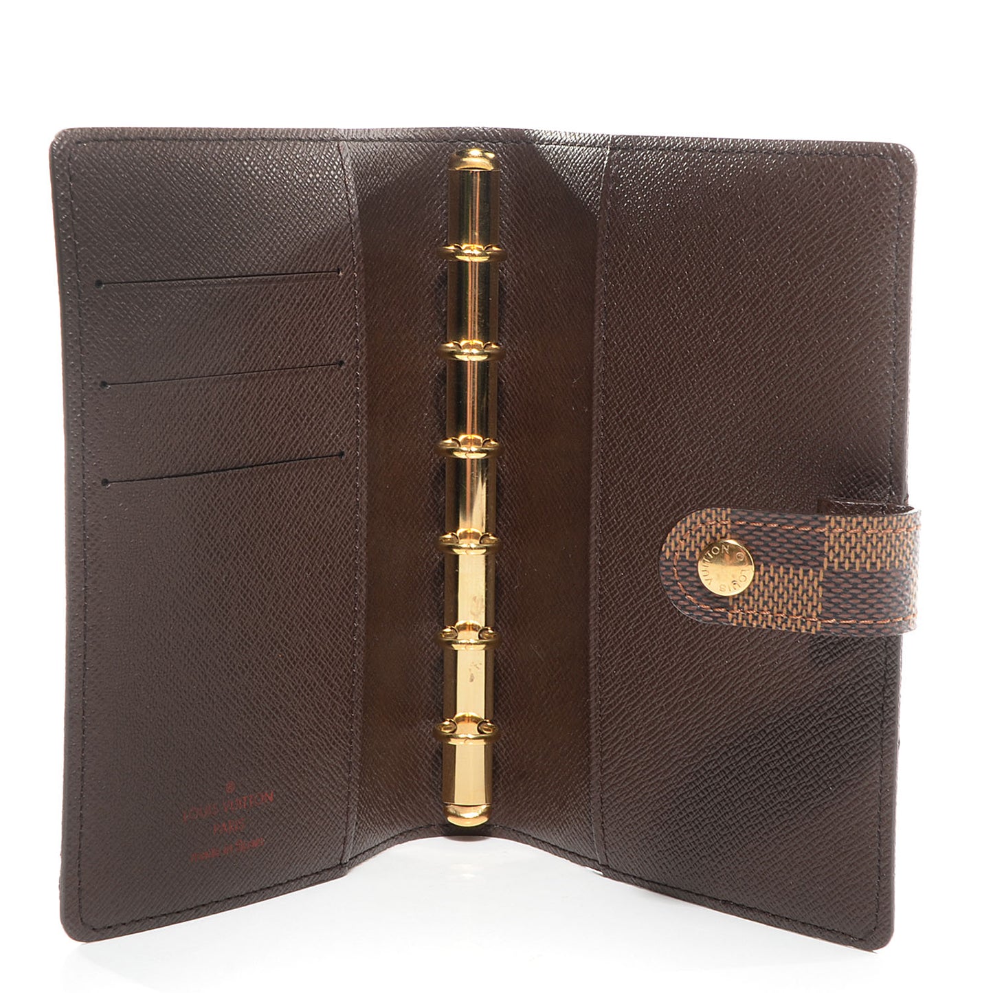 Damier Ebene Small Ring Agenda Cover