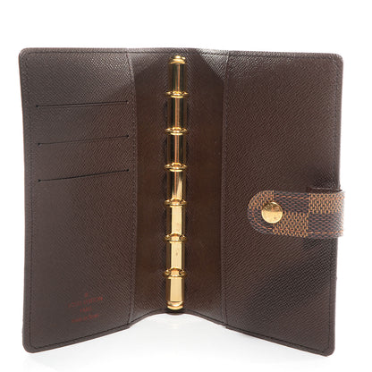 Louis Vuitton Damier Ebene Small Ring Agenda Cover 5 of 8