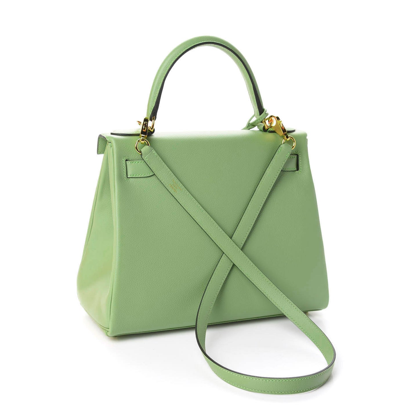 Evercolor Kelly Retourne 28 Vert Criquet