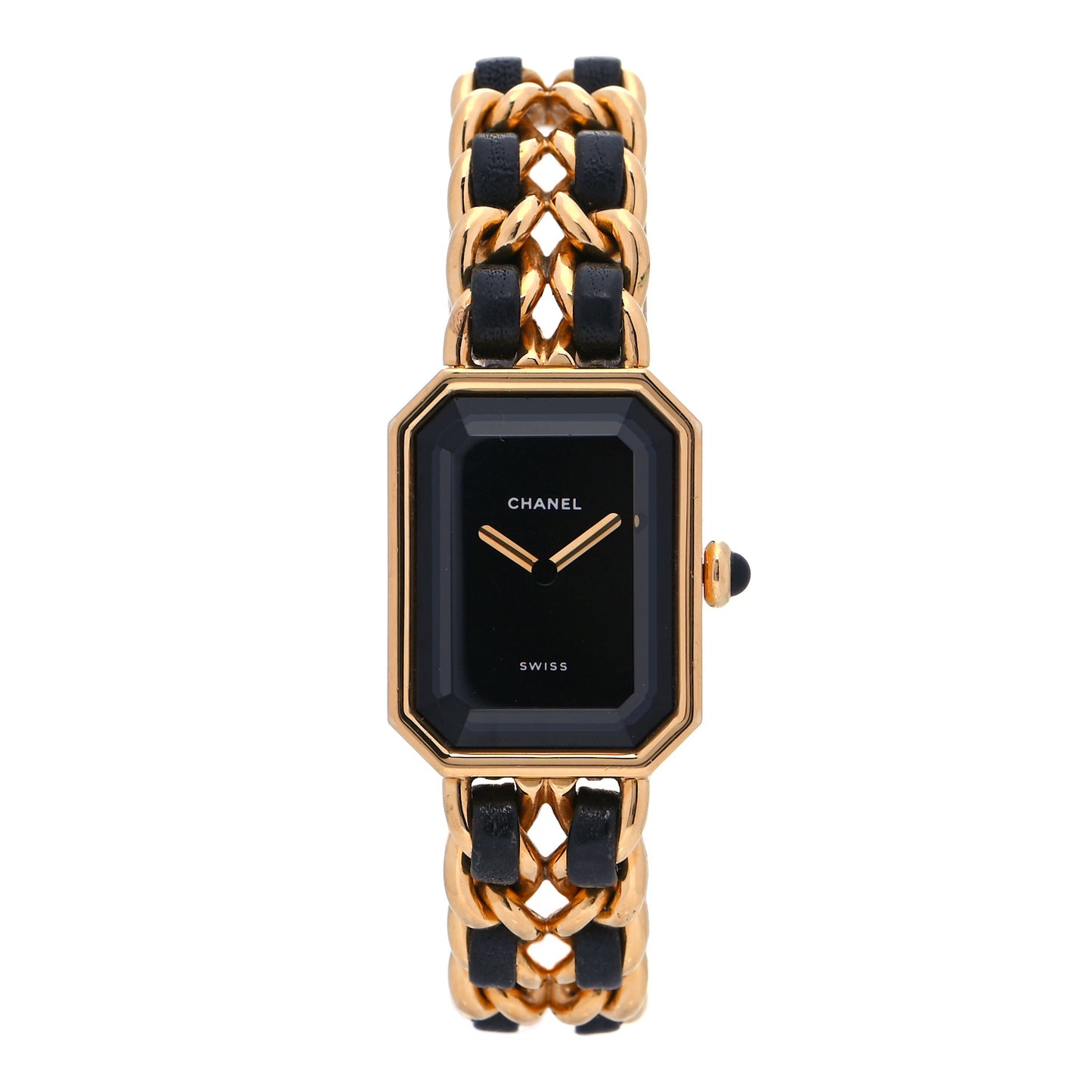 Stainless Steel Lambskin 20mm Chain Premiere Quartz Watch Gold M