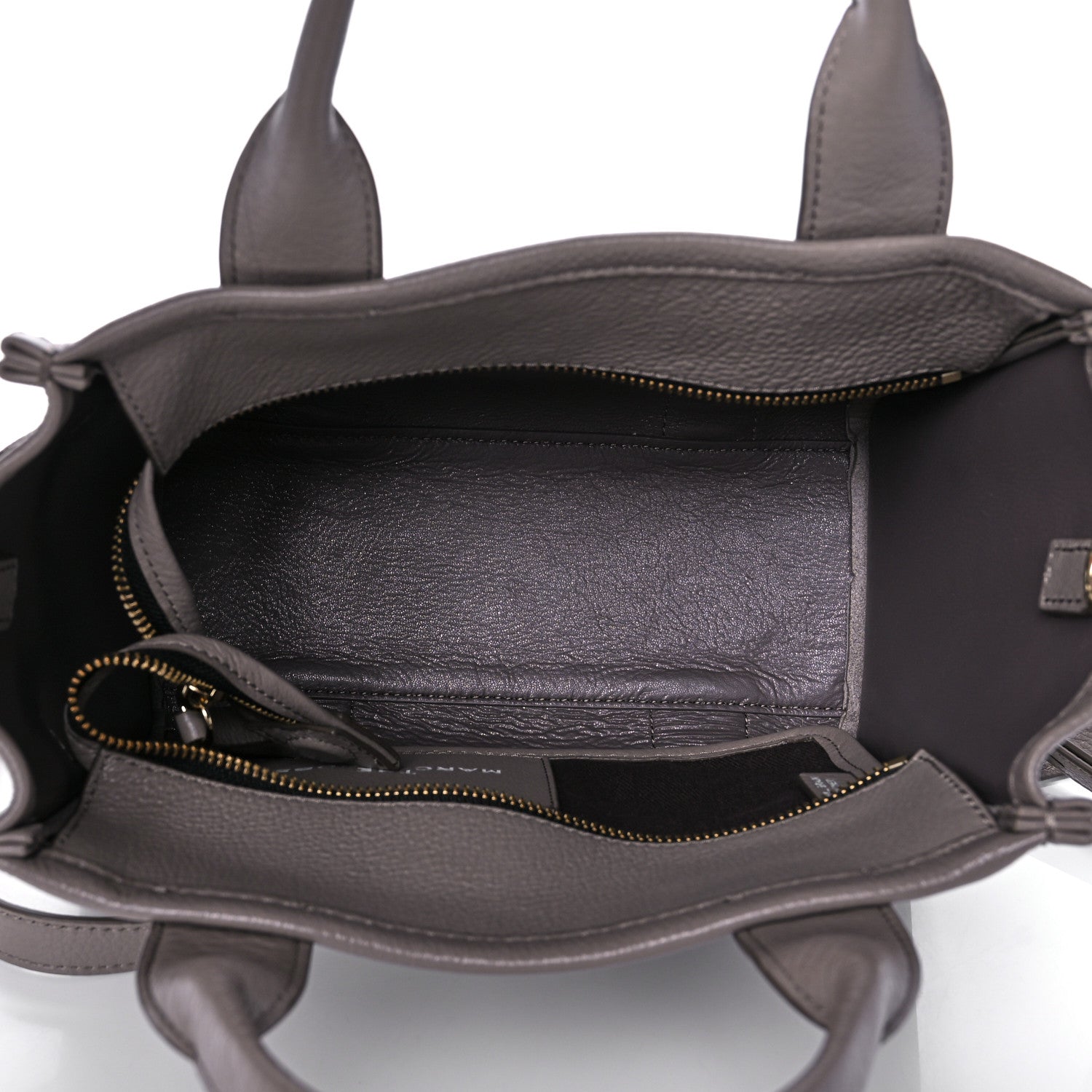 Marc Jacobs Grained Calfskin Small The Tote Bag Taupe 5 of 10
