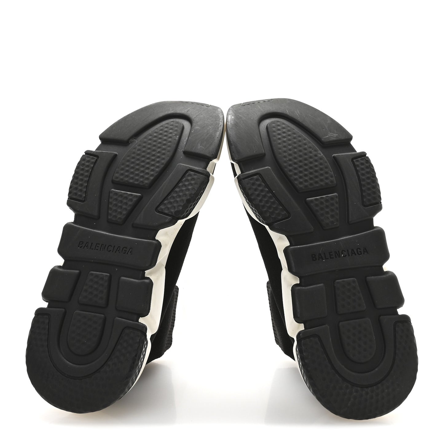 Technical 3D Recycled Knit Bi-Color Sole Womens Speed 2.0 Sneakers 37 Black White