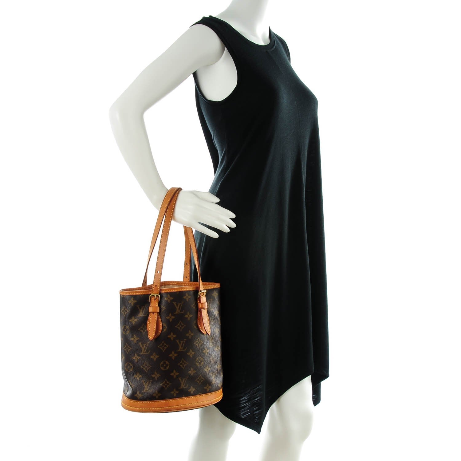 Louis Vuitton Monogram Petit Bucket 23 3 of 10