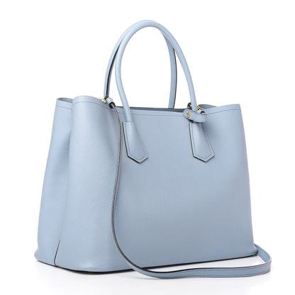 Prada Saffiano Cuir Large Double Bag Astrale 3 of 14