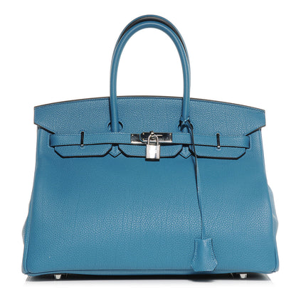 Hermes Togo Birkin 35 Cobalt Bleu 1 of 10