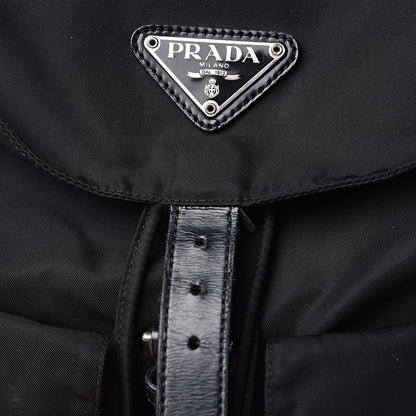 Prada Nylon Vela Medium Backpack Black 12 of 12