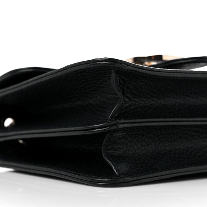 Gucci Dollar Calfskin Small Interlocking G Shoulder Bag Black 9 of 10