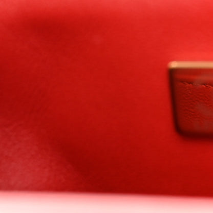 Chanel Tweed Quilted Mini Rectangular Flap White Red 7 of 10