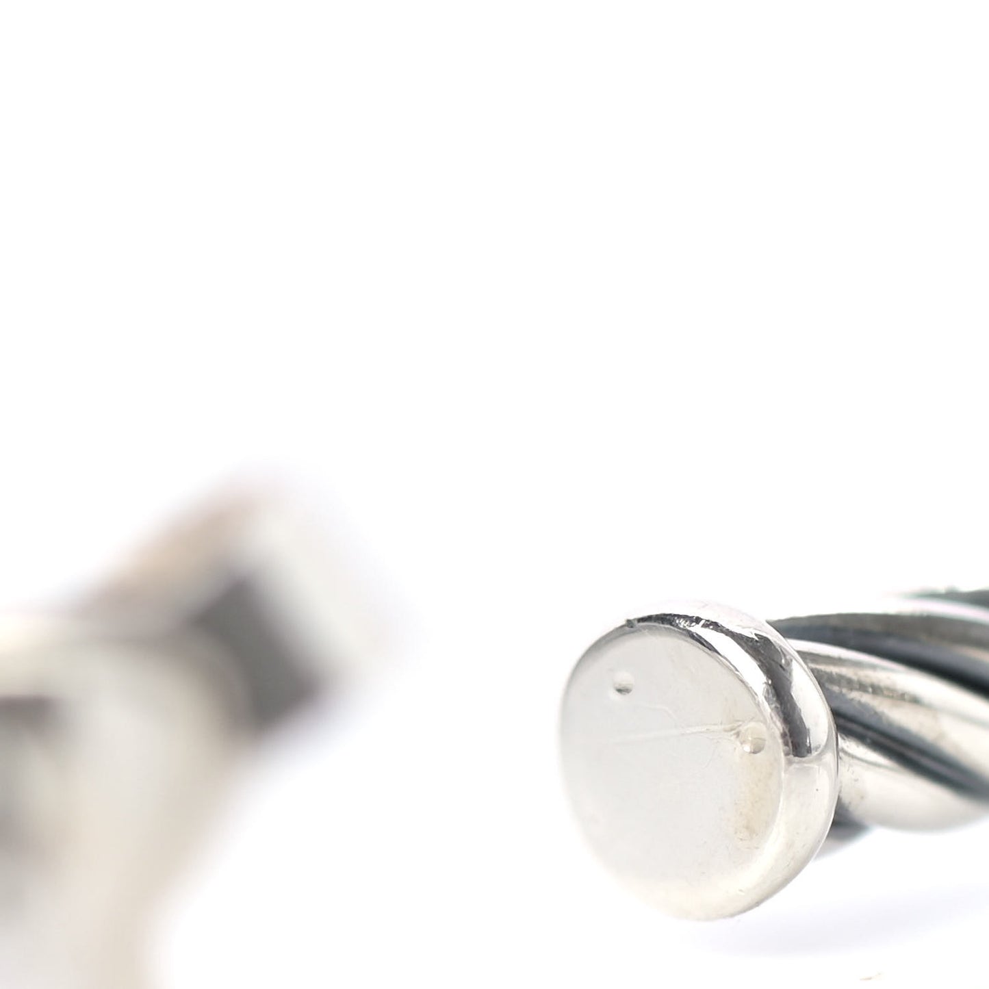 Sterling Silver 14K Yellow Gold Medium Cable Classics Hoop Earrings