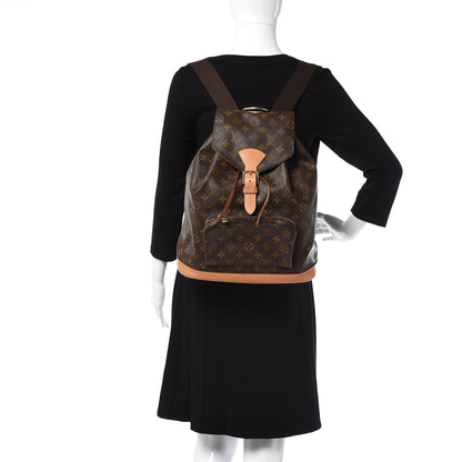 Louis Vuitton Monogram Montsouris GM Backpack 2 of 9