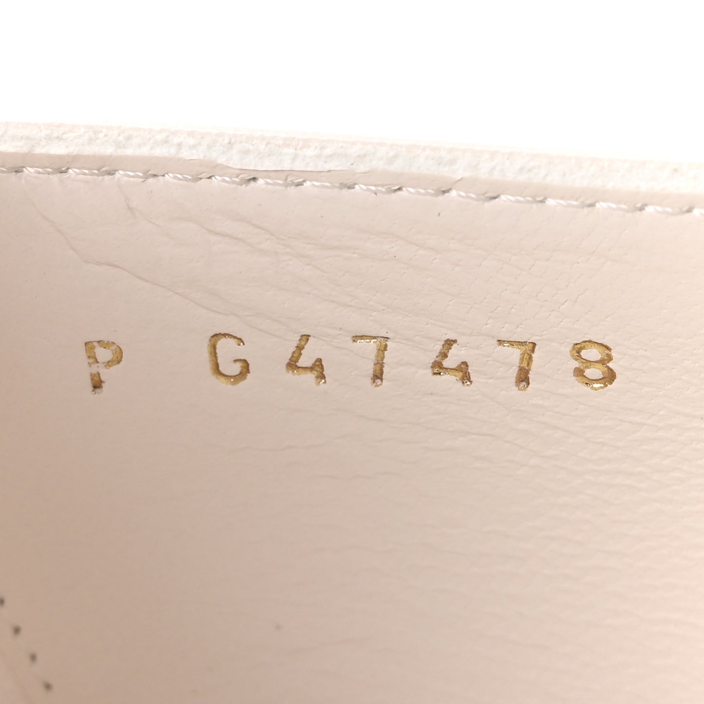 Goatskin CC Ballet Flats 39.5 White Black