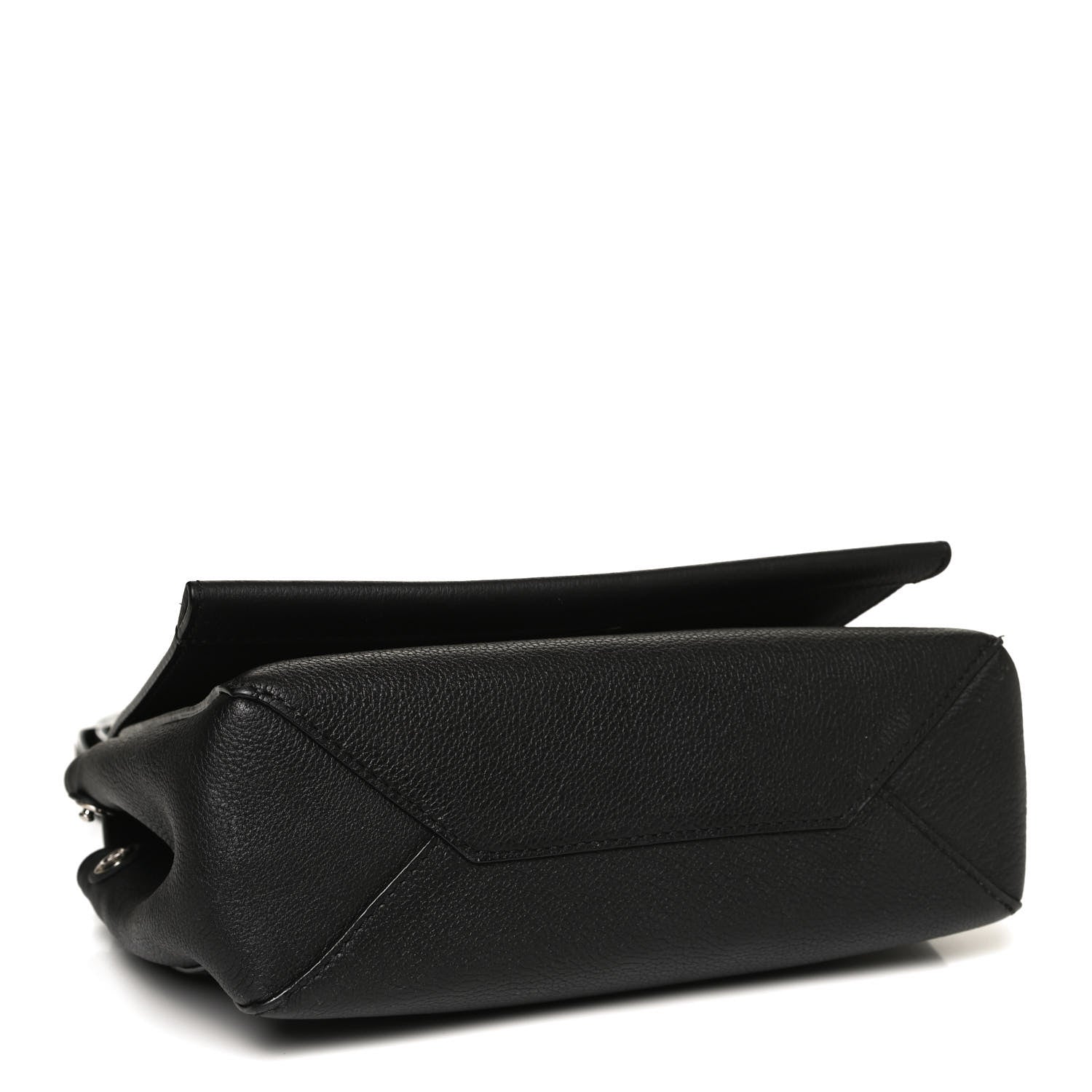 Louis Vuitton Calfskin Lockme II Chain Bag BB Black 4 of 10